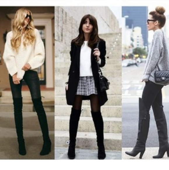 Stylish & Edgy Lucky Brand OTK Boots - Picture 6 of 6